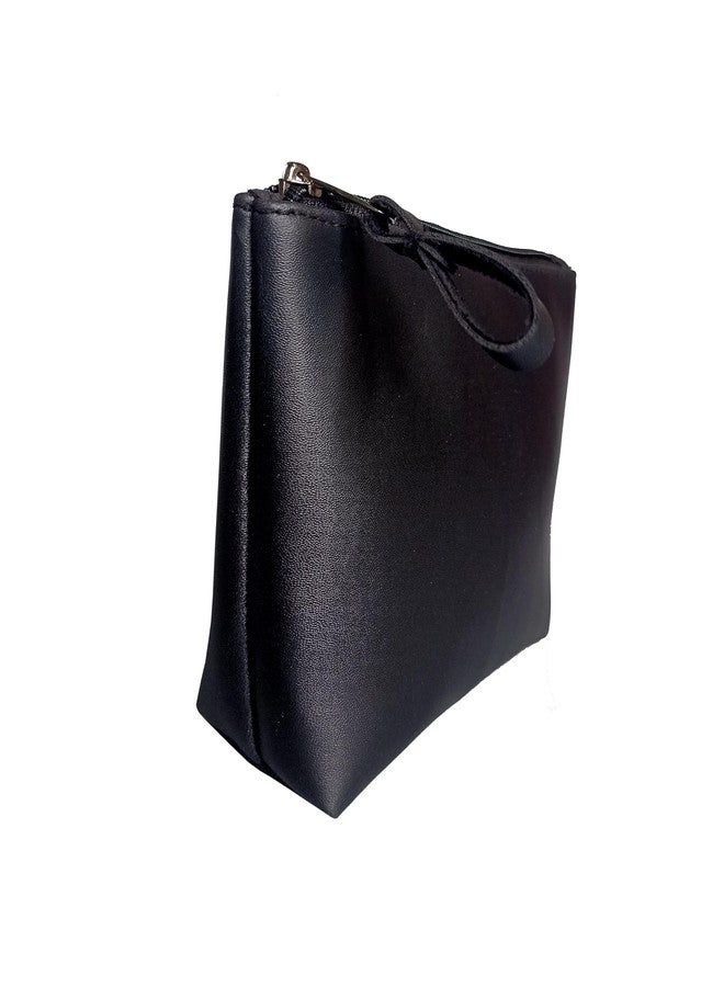 حقيبة مكياج كارتبرينك للنساء، حقيبة تنظيم مستحضرات التجميل للسفر، حقيبة أنيقة لأدوات المكياج (أسود) - Image 5